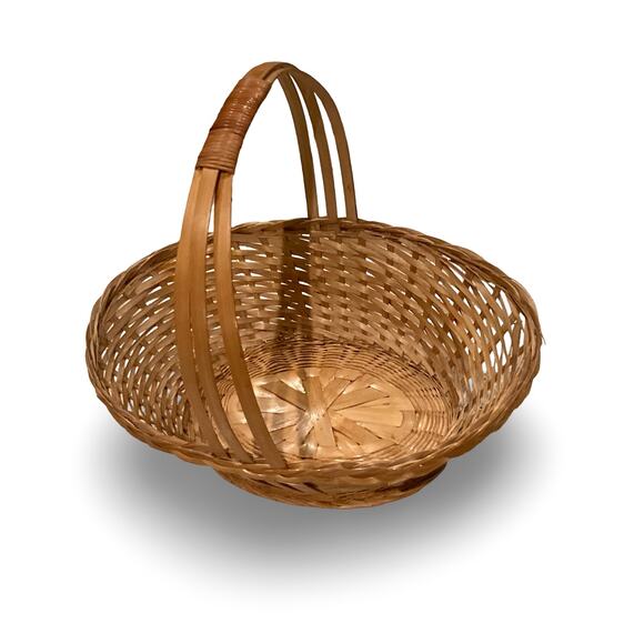 Woven Straw Basket - Picture 2 of 8